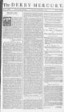 Derby Mercury Friday 07 November 1766 Page 1
