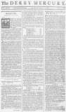 Derby Mercury Friday 01 April 1768 Page 1
