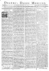 Derby Mercury Friday 16 November 1770 Page 1