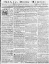 Derby Mercury Friday 04 June 1773 Page 1