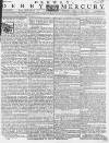 Derby Mercury Friday 15 March 1776 Page 1