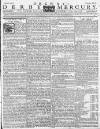 Derby Mercury Friday 17 July 1778 Page 1