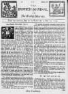 Ipswich Journal Sat 10 Jul 1725 Page 1