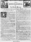 Ipswich Journal Sat 29 Oct 1726 Page 1