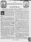 Ipswich Journal Sat 04 Nov 1727 Page 1