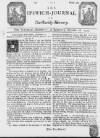 Ipswich Journal Sat 11 Nov 1727 Page 1