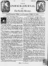Ipswich Journal Sat 05 Oct 1728 Page 1