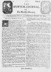 Ipswich Journal Sat 22 Nov 1729 Page 1