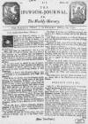 Ipswich Journal Sat 07 Feb 1730 Page 1