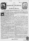 Ipswich Journal Sat 25 Apr 1730 Page 1