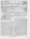 Ipswich Journal Sat 06 Oct 1733 Page 1