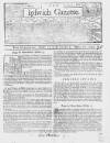 Ipswich Journal Sat 13 Oct 1733 Page 1