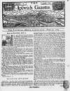 Ipswich Journal Sat 09 Mar 1734 Page 1