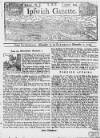 Ipswich Journal Sat 02 Nov 1734 Page 1