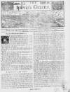 Ipswich Journal Sat 13 Sep 1735 Page 1