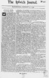 Ipswich Journal Sat 04 Aug 1739 Page 1