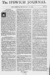 Ipswich Journal Sat 15 Sep 1739 Page 1