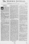 Ipswich Journal Sat 20 Oct 1739 Page 1