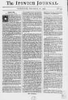 Ipswich Journal Sat 22 Dec 1739 Page 1