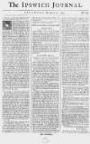 Ipswich Journal Sat 22 Mar 1740 Page 1