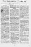 Ipswich Journal Sat 28 Jun 1740 Page 1
