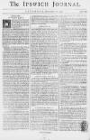 Ipswich Journal Sat 18 Oct 1740 Page 1