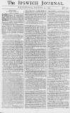Ipswich Journal Sat 31 Oct 1741 Page 1