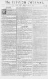 Ipswich Journal Sat 15 Oct 1743 Page 1