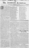Ipswich Journal Sat 13 Sep 1746 Page 1