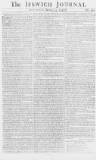 Ipswich Journal Sat 23 Jan 1748 Page 1