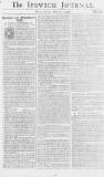 Ipswich Journal Sat 11 Jun 1748 Page 1