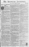 Ipswich Journal Sat 10 Jun 1749 Page 1