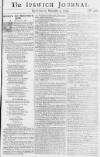 Ipswich Journal Sat 04 Nov 1749 Page 1