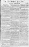 Ipswich Journal Sat 25 Nov 1749 Page 1