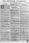 Ipswich Journal Saturday 02 February 1754 Page 1