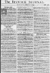 Ipswich Journal Saturday 16 March 1754 Page 1