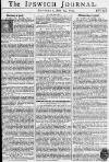 Ipswich Journal Saturday 14 June 1755 Page 1