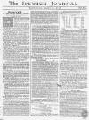 Ipswich Journal Saturday 17 January 1756 Page 1