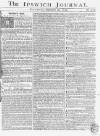 Ipswich Journal Saturday 18 September 1756 Page 1