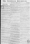 Ipswich Journal Saturday 04 June 1757 Page 1