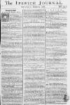 Ipswich Journal Saturday 08 March 1766 Page 1