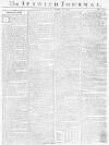 Ipswich Journal Saturday 30 March 1771 Page 1