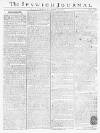 Ipswich Journal Saturday 17 August 1771 Page 1
