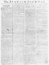 Ipswich Journal Saturday 28 September 1771 Page 1