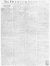 Ipswich Journal Saturday 02 November 1771 Page 1