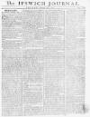 Ipswich Journal Friday 29 January 1773 Page 1