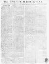 Ipswich Journal Friday 24 December 1773 Page 1