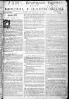 Aris's Birmingham Gazette Mon 03 Oct 1743 Page 1