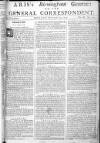 Aris's Birmingham Gazette Mon 24 Oct 1743 Page 1