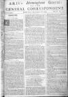 Aris's Birmingham Gazette Mon 28 Nov 1743 Page 1